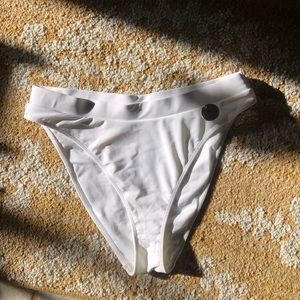 White high waisted bottoms